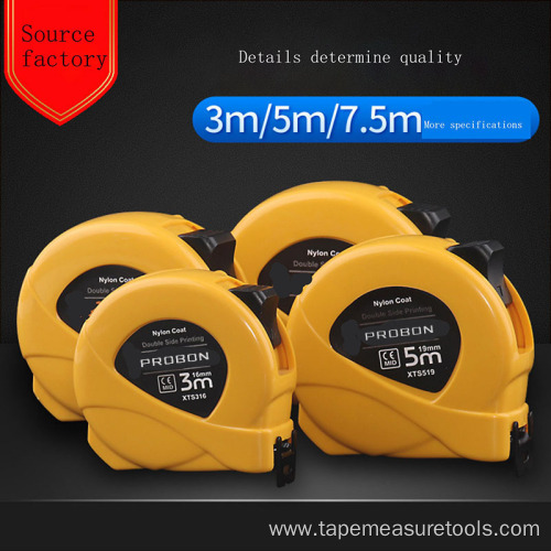 retractable nylon coating tape measure with logo custom